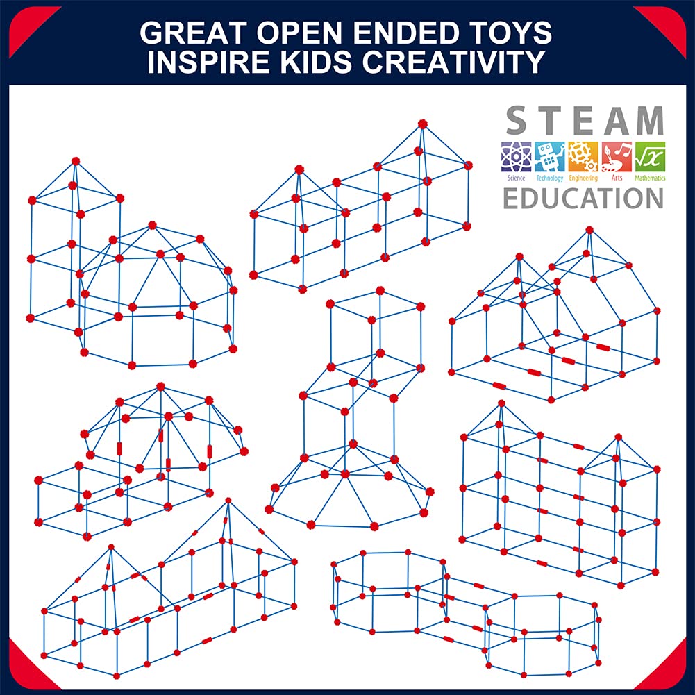 OleFun STEM focus helps kids explore 3D shapes during building.