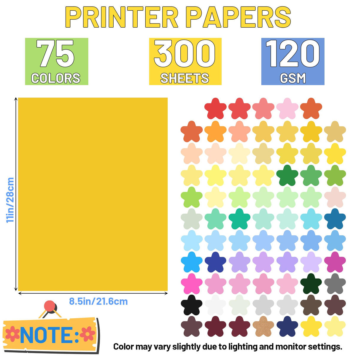 Oleitodh 120GSM heavy-duty construction paper provides sturdy surfaces for layering.