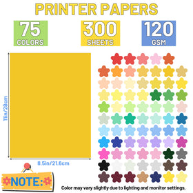 Oleitodh 120GSM heavy-duty construction paper provides sturdy surfaces for layering.