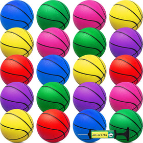 Oleitodh 42pcs mini basketballs for indoor play and party favors.