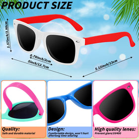 Oleitodh 48-pack kids sunglasses colorful bulk collection ideal for party favors.