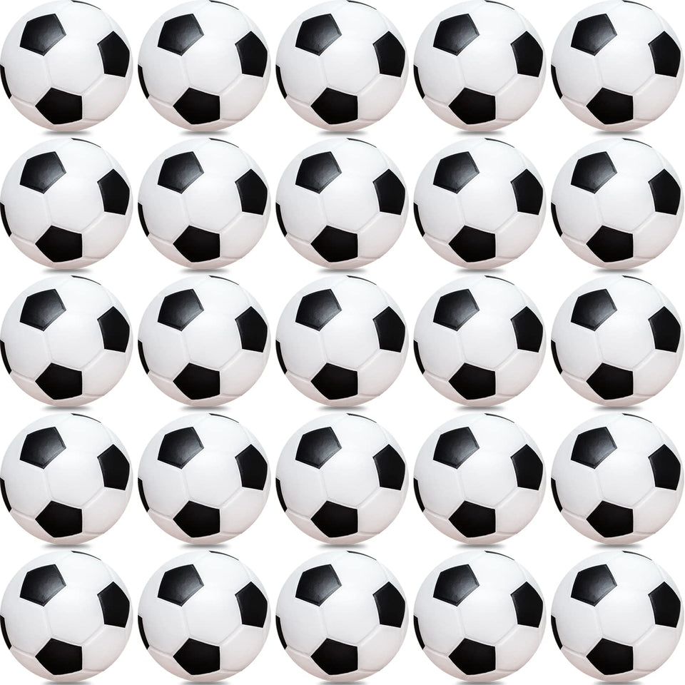 Oleitodh 60-pack mini soccer stress balls in display box, ideal party favors