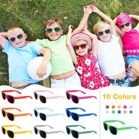Oleitodh 80s style kids sunglasses for playful retro vibes