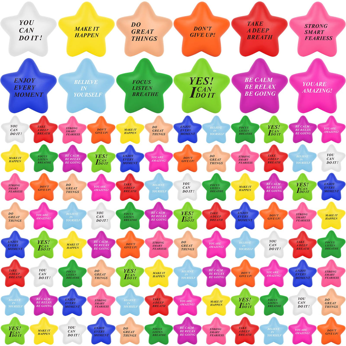 Oleitodh star-shaped blue foam stress ball for focus and tension relief at work.