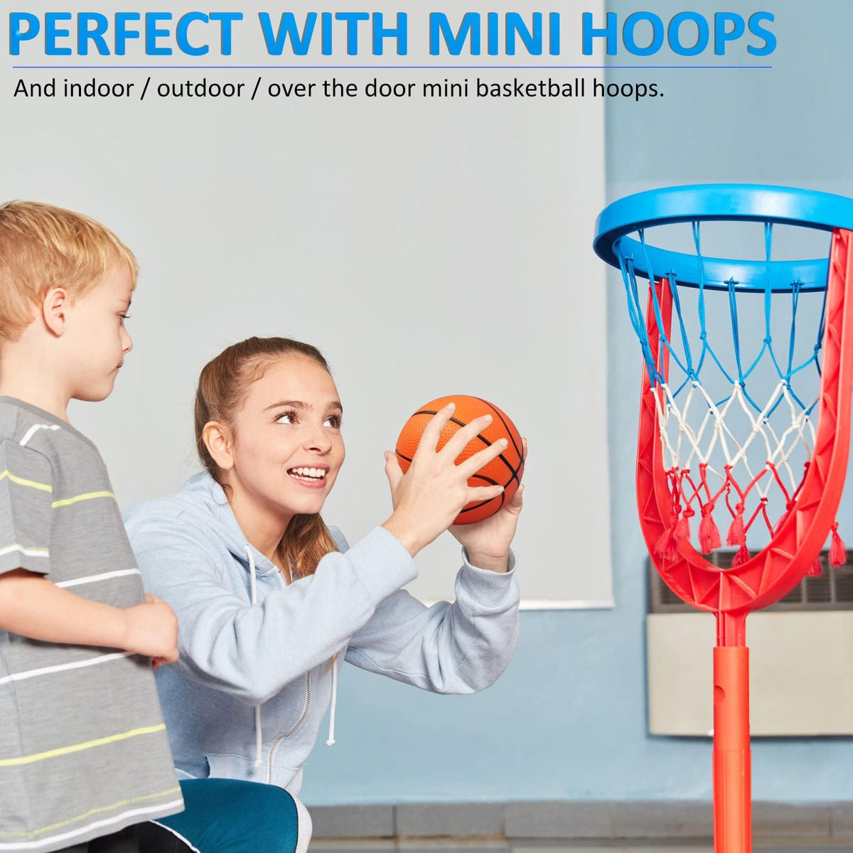 Oleitodh anti-slip design keeps balls steady during indoor or outdoor play
