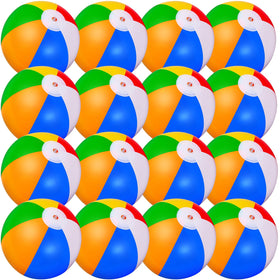 Oleitodh 30-pack jumbo beach ball inflated to 20 inches for group play