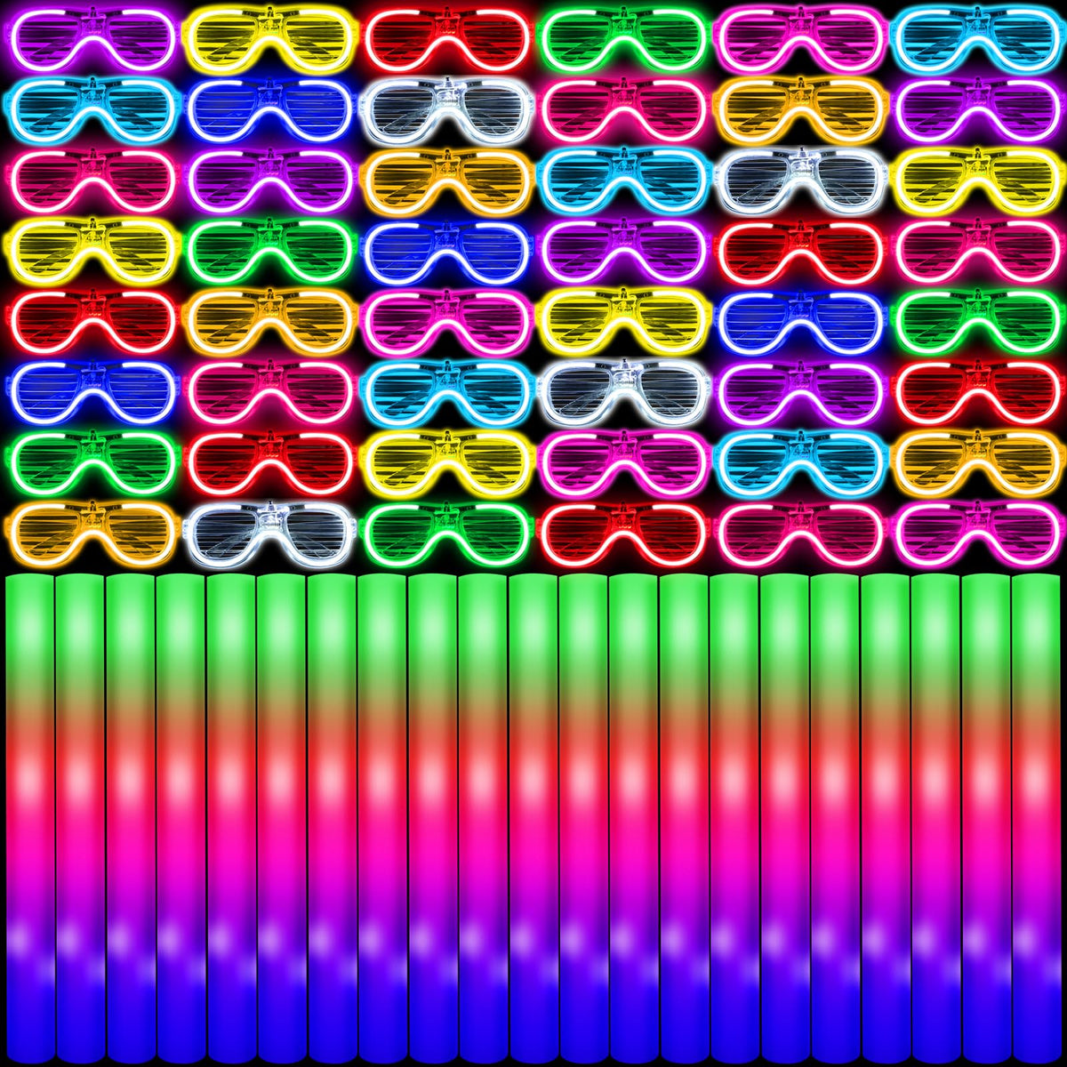 Oleitodh bulk neon party collection pack for versatile celebrations.