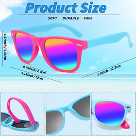 Oleitodh bulk party sunglasses for children, four per color, ideal goody bag filler.