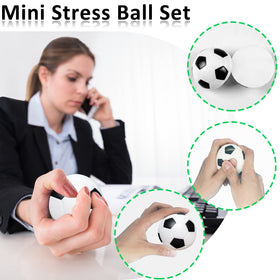 Closeup of soft foam texture on Oleitodh soccer stress ball, safe for kids