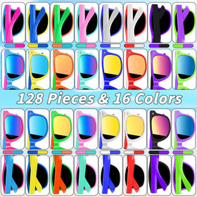 Oleitodh colorful unisex kids sunglasses easy to wear and durable