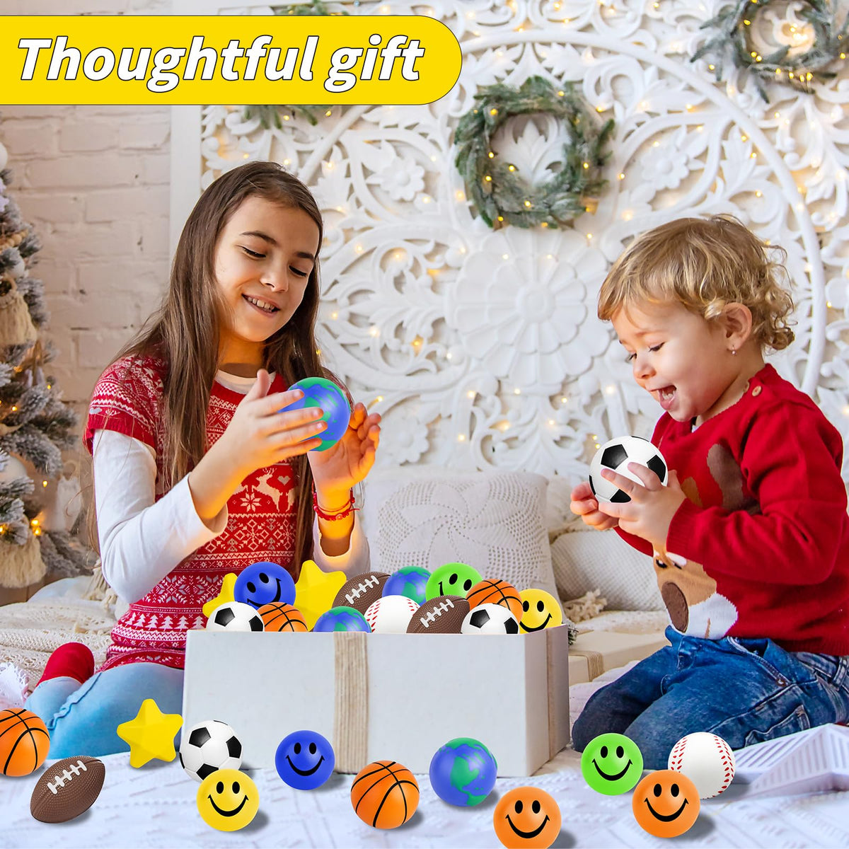Oleitodh earth globe stress ball for stress relief and concentration
