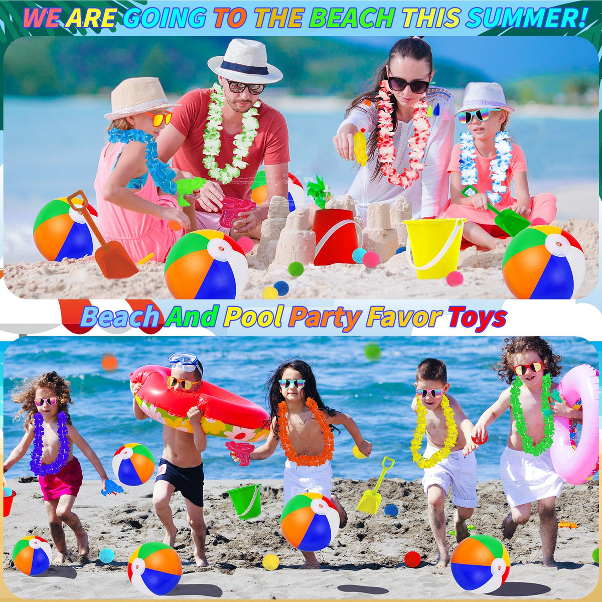 Oleitodh Hawaiian leis in colors for luau decor and dress-up