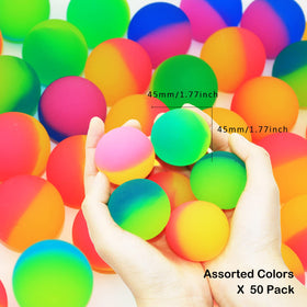 Oleitodh icy bounce 45mm ball with vibrant dual-tone color.