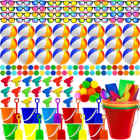 Oleitodh inflatable 12-inch beach balls for kids, bright colors boost poolside play