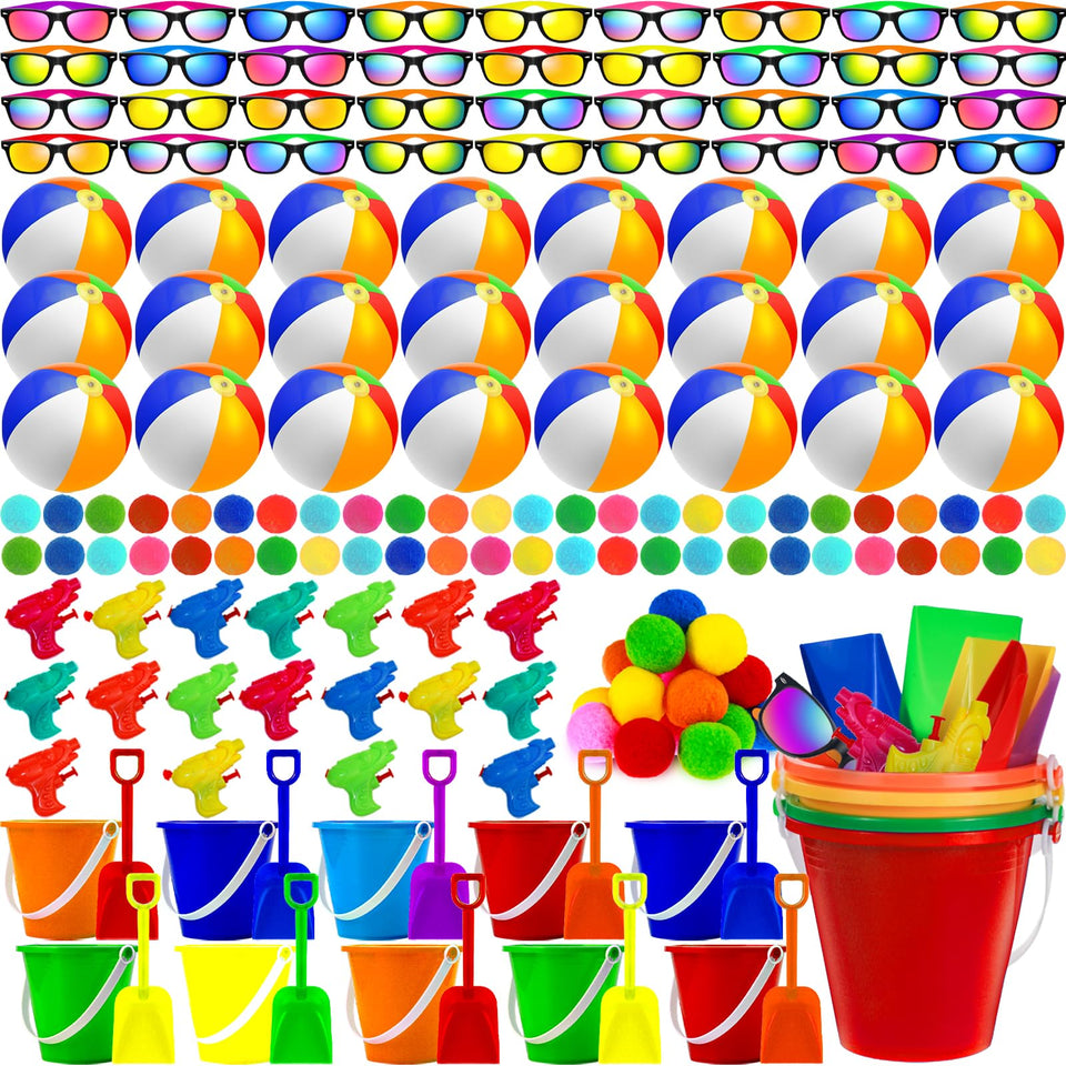 Oleitodh inflatable 12-inch beach balls for kids, bright colors boost poolside play