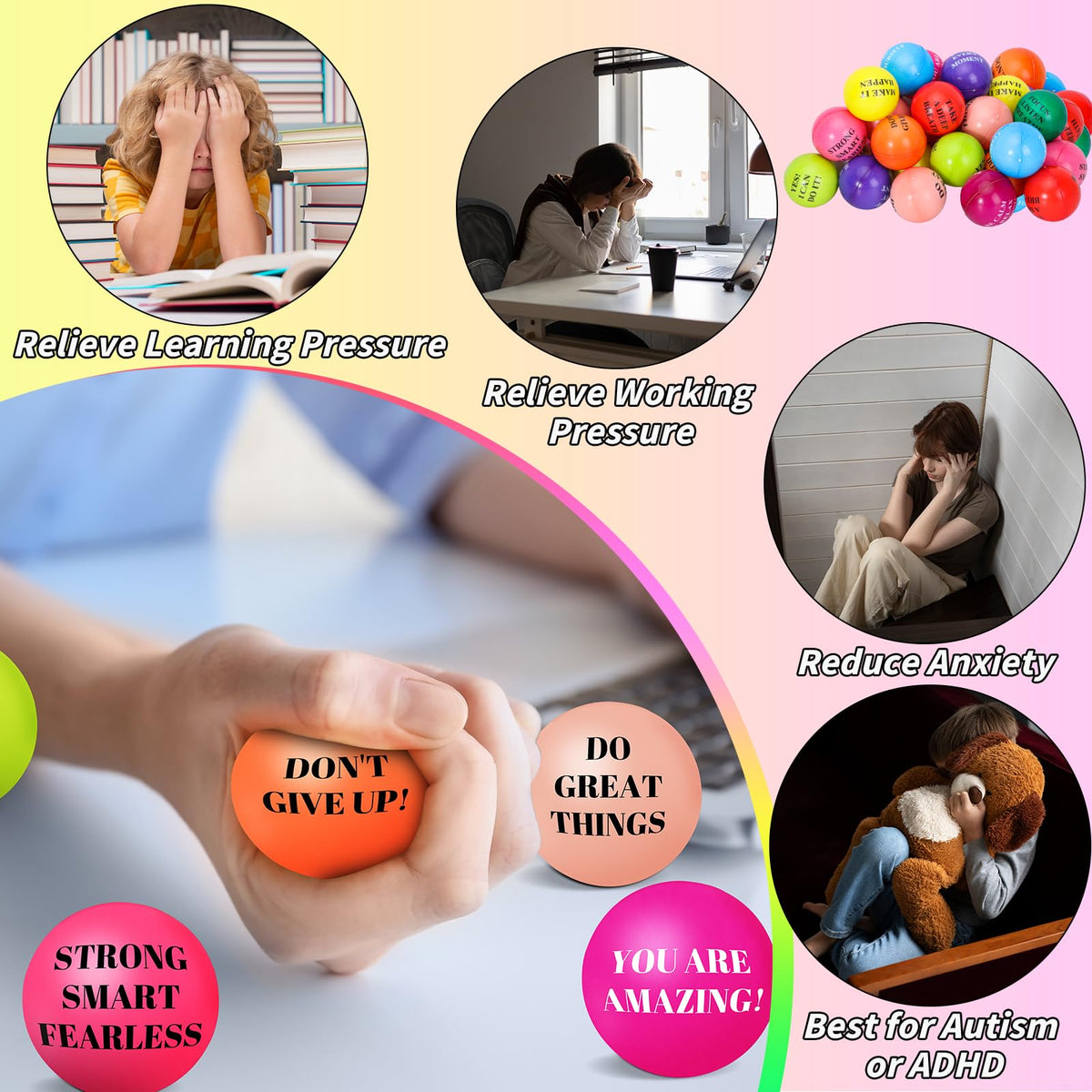 Oleitodh kid-friendly design supports safe, colorful stress relief at home or school.