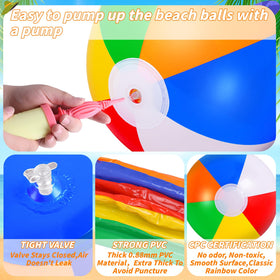 Kids playing with Oleitodh rainbow beach balls outdoors