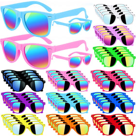 Oleitodh kids sunglasses front view with 12 neon colors for outdoor play