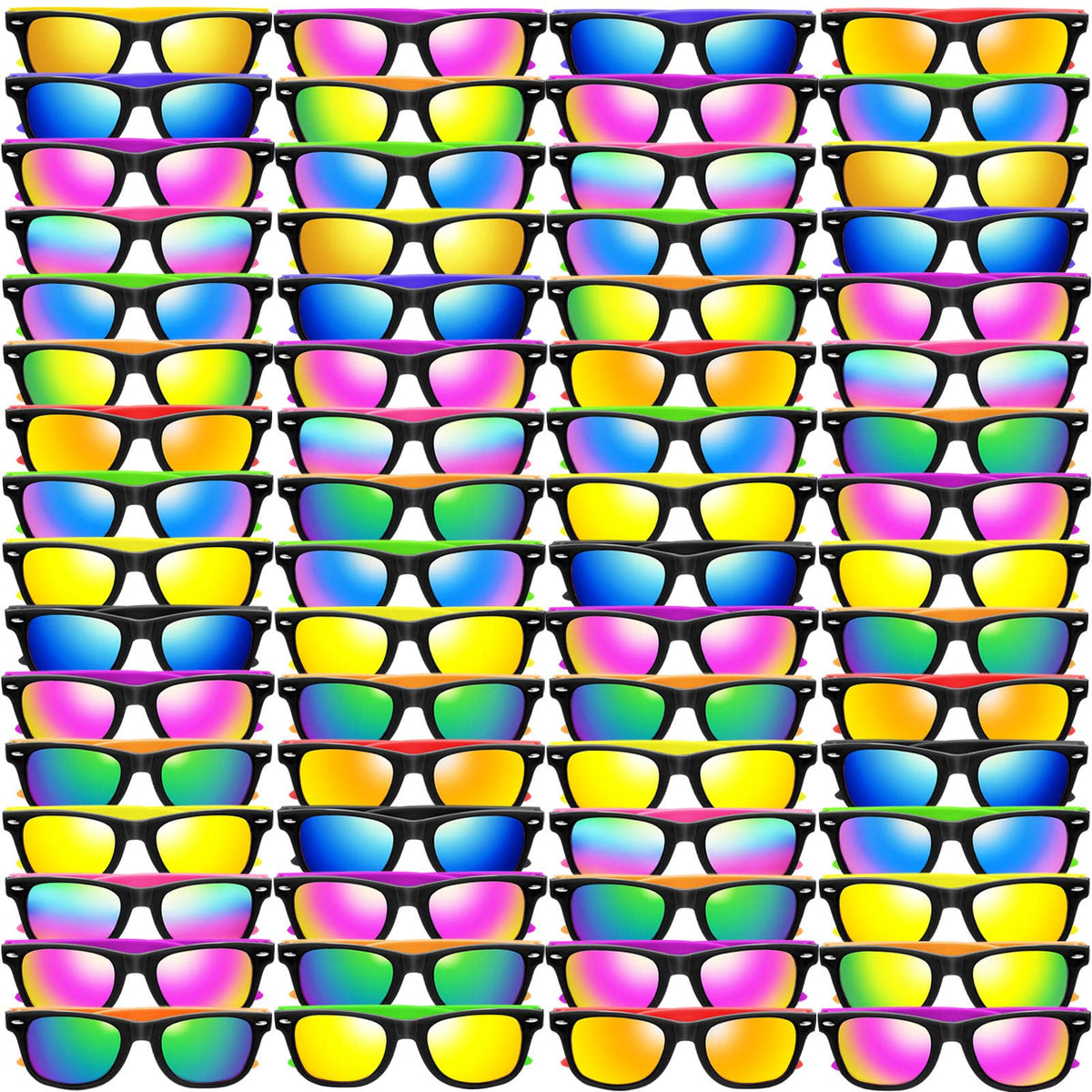 Oleitodh kids sunglasses bulk neon in action, perfect for party favors