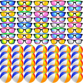 Oleitodh kids sunglasses bulk pack front view for sunny parties