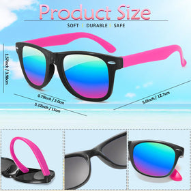 Oleitodh kids sunglasses bulk pack side view comfortable fit