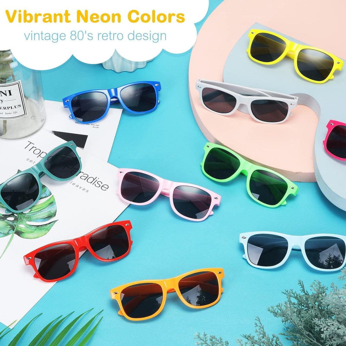 Oleitodh neon frame close-up showing lightweight polypropylene