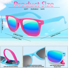 Oleitodh kids sunglasses lightweight polypropylene for comfortable all-day wear.