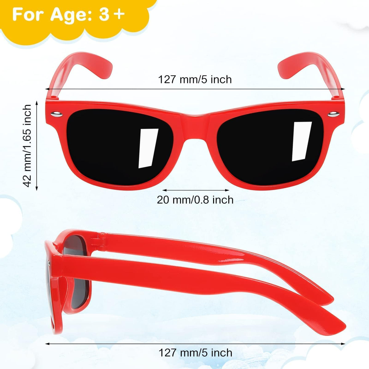 Oleitodh kid frames with nose bridge detail for comfortable wear