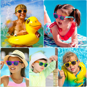 Oleitodh neon party glasses perfect for summer beach parties and carnivals.