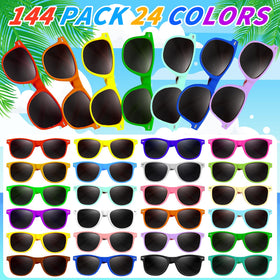 Oleitodh neon sunglasses color varieties highlight 24 hues for playful outfits and photogenic moments