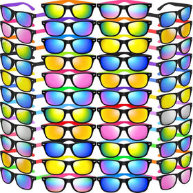 Oleitodh neon sunglasses bulk pack for beach days and party fun.