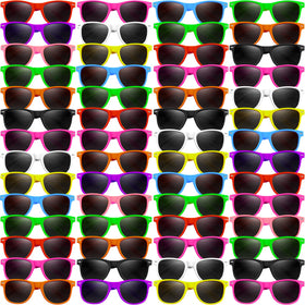 Oleitodh neon sunglasses bulk pack for parties, bold colors for instant party vibe.