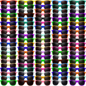 Oleitodh neon sunglasses bulk pack for vibrant party favors and easy distribution.