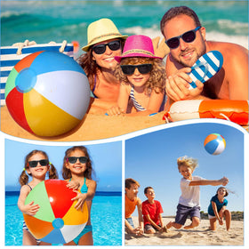 Oleitodh neon sunglasses with colorful frames for poolside style.