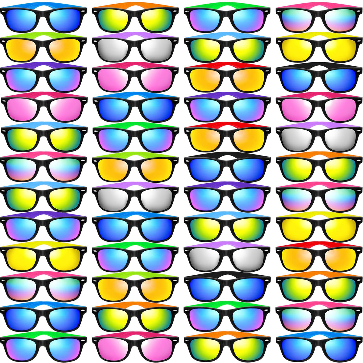 Oleitodh neon sunglasses perfect for summer fairs and festivals.