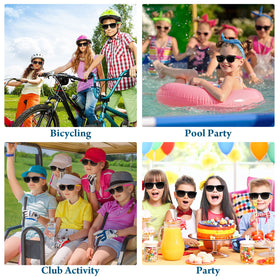 Oleitodh neon sunglasses for summer beach and poolside fun.