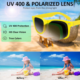 Oleitodh neon sunglasses great for summer celebrations.