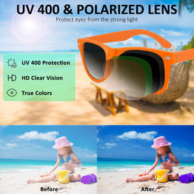 Oleitodh neon sunglasses worn by teens and adults at parties.