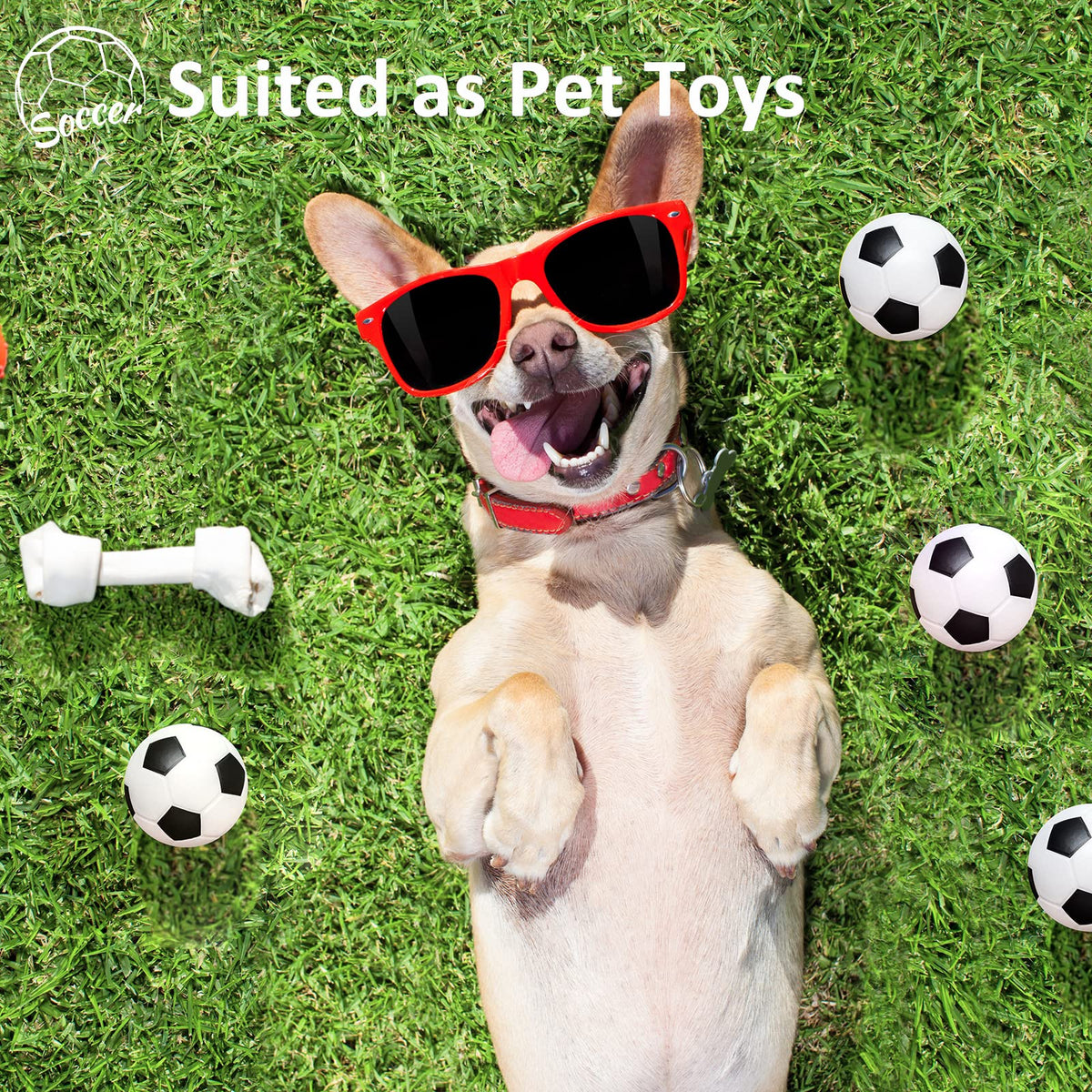 Oleitodh non-toxic PU foam soccer ball provides gentle tactile relief.