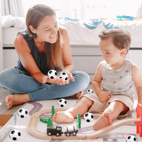 Party-ready Oleitodh mini soccer balls for party favors and decorations