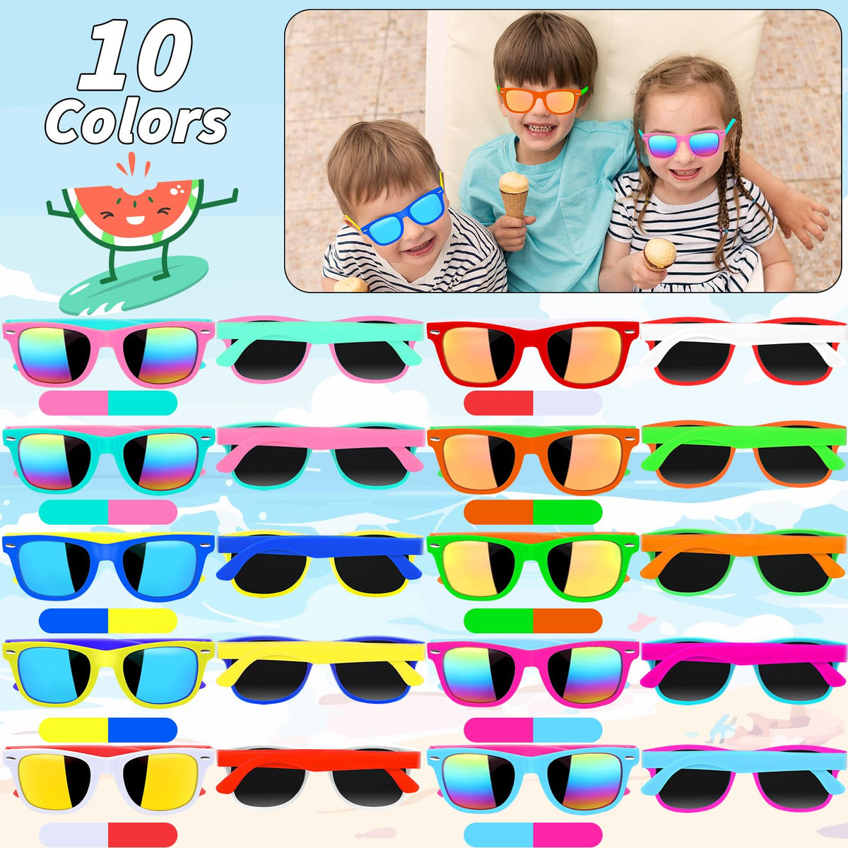 Oleitodh polarized lenses keep colors vibrant for outdoor play.