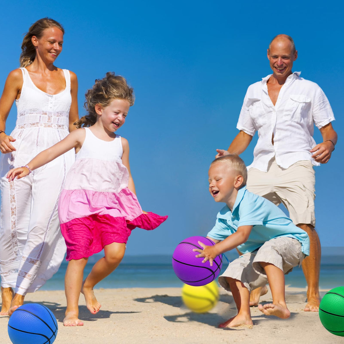 Oleitodh pool and beach basketball play ideal for pool parties.
