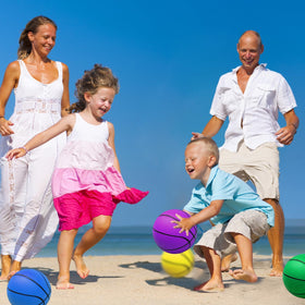 Oleitodh pool and beach basketball play ideal for pool parties.