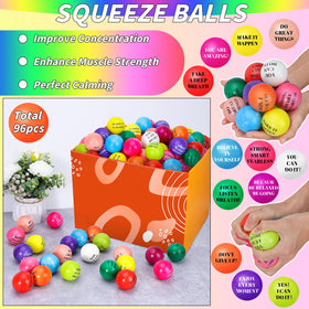 Oleitodh portable pack of stress balls fits pockets for on-the-go relief.