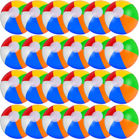 Oleitodh rainbow beach ball 16-inch inflated for pool and beach fun