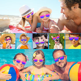 Oleitodh safety sunglasses polypropylene, no sharp edges for worry-free wear.