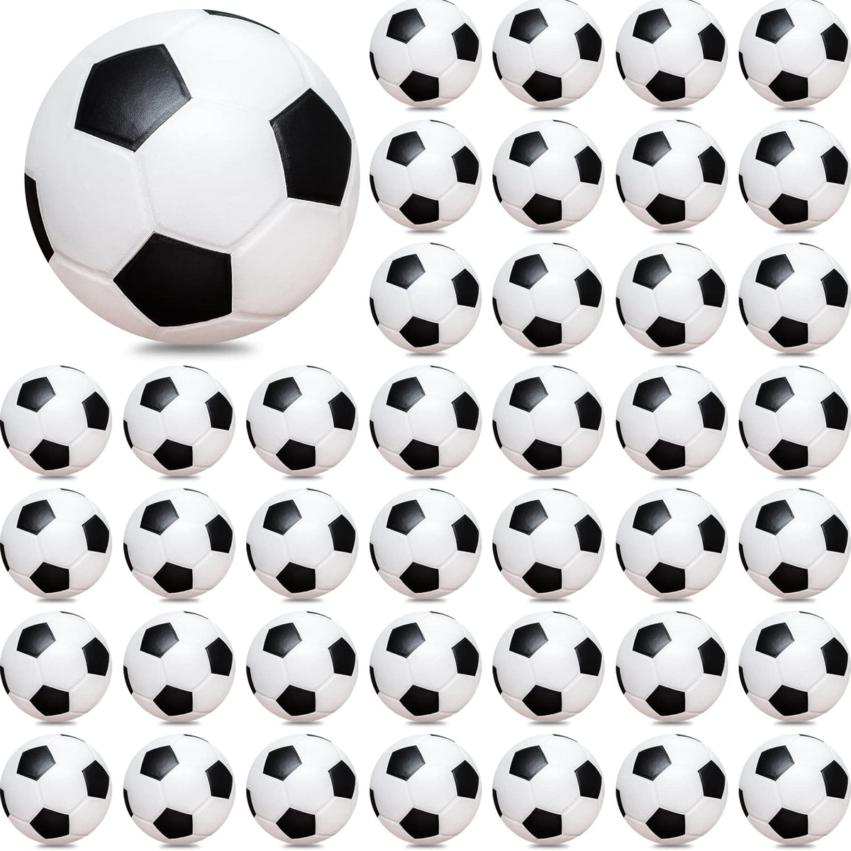 Sports-themed party decor with Oleitodh soccer stress balls