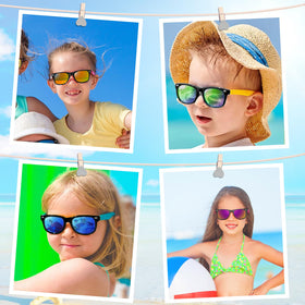 Oleitodh summer beach sunglasses protect in bright sun.