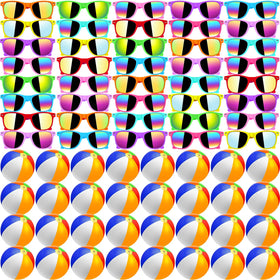 Oleitodh sunglasses multi-color pack for kids, ideal for sunny party days and kid-friendly beach selfies.