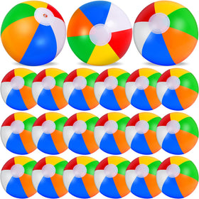 Sunlit garden party featuring Oleitodh rainbow beach balls